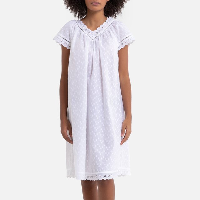 chemise de nuit plumetis