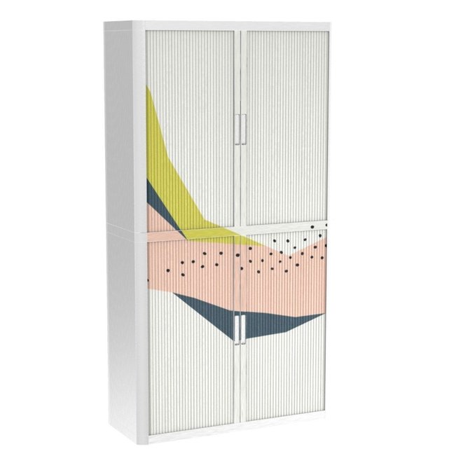 Armoire De Bureau Metalique Porte Coulissante H 2m Graines