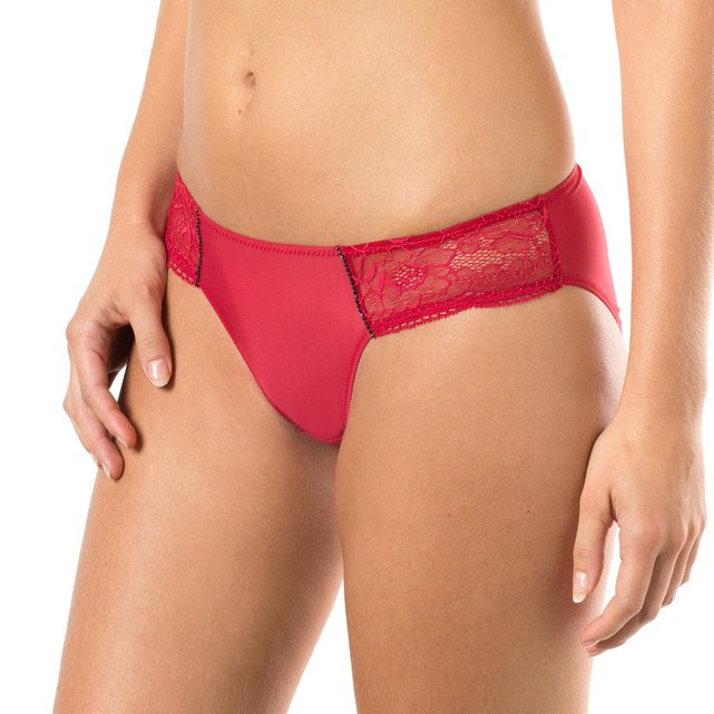 slip femme rouge