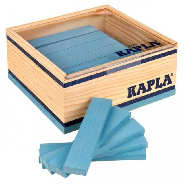 KAPLA Coffret Bois 40 Planchettes - Bleu Foncé sur marjanemall aux