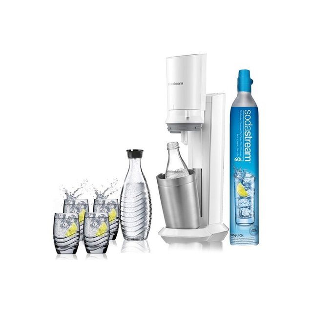 Machine A Soda Et Eau Gazeuse Machine Crystal Blanche Avec 2