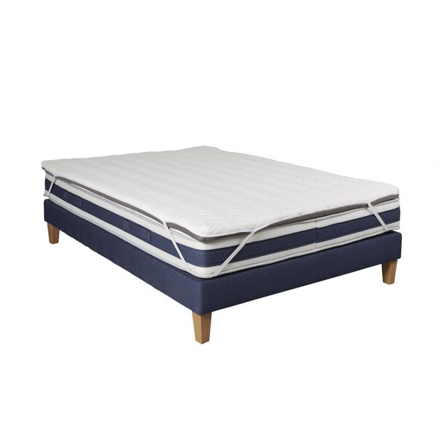 Surmatelas mousse mémoire 7 cm s75 blanc Someo | La Redoute