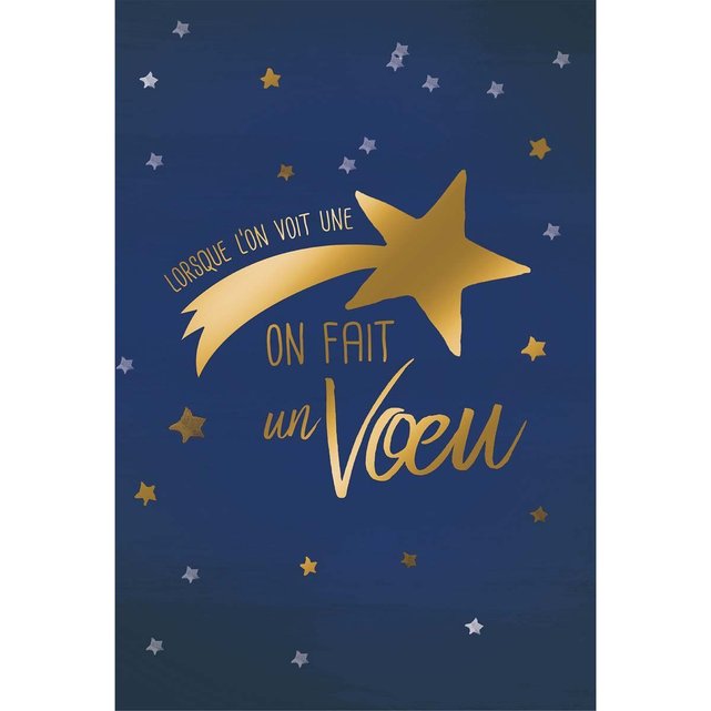 Carte Anniversaire Etoile Filante Multicolore Draeger Paris La Redoute