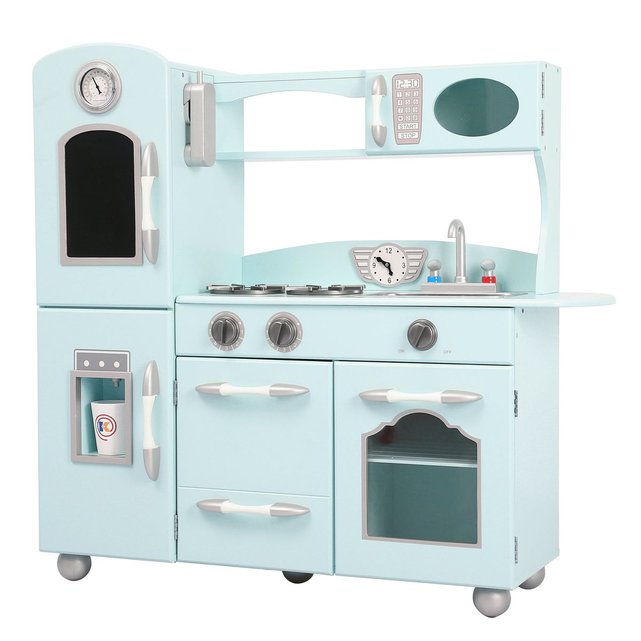 Jeu De Cuisine Enfant En Bois Little Chef Vert Teamson Kids La