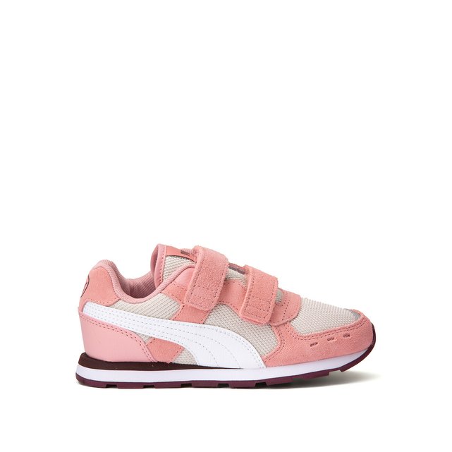 Kids ps vista v trainers in suede pink 