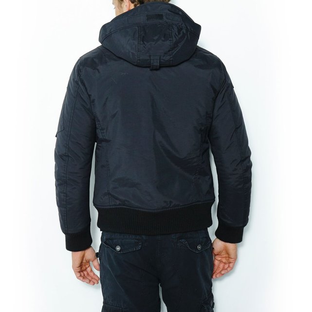 Blouson chaud à capuche tornado Schott | La Redoute Blouson chaud à capuche tornado Schott | La Redoute