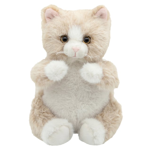 Peluche Chat Blanc 25 Cm – Doudou Tout Doux, Cadeau Enfant Ou Adulte, Idéal Pour Câliner