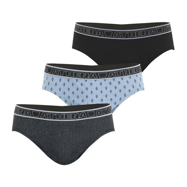 Pack of 3 tonic cotton briefs Athena La Redoute