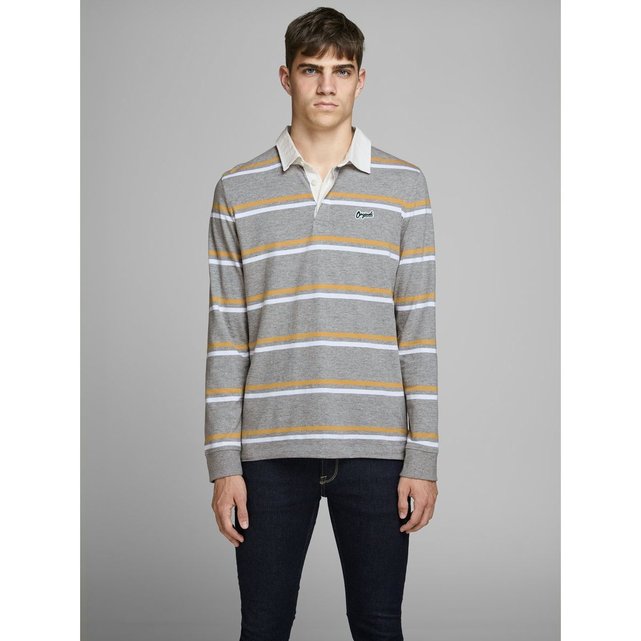 polo manche longue jack and jones