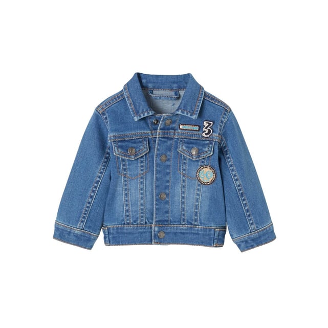 Veste Jean Bébé Famuka - Blouson Denim Mixte Pour Enfant, Transition Saisons