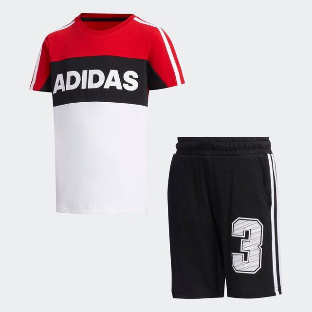 ensemble adidas rouge