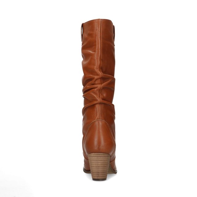 bottes tombantes plissées