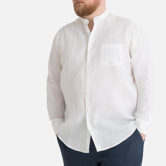 Chemise col mao clearance