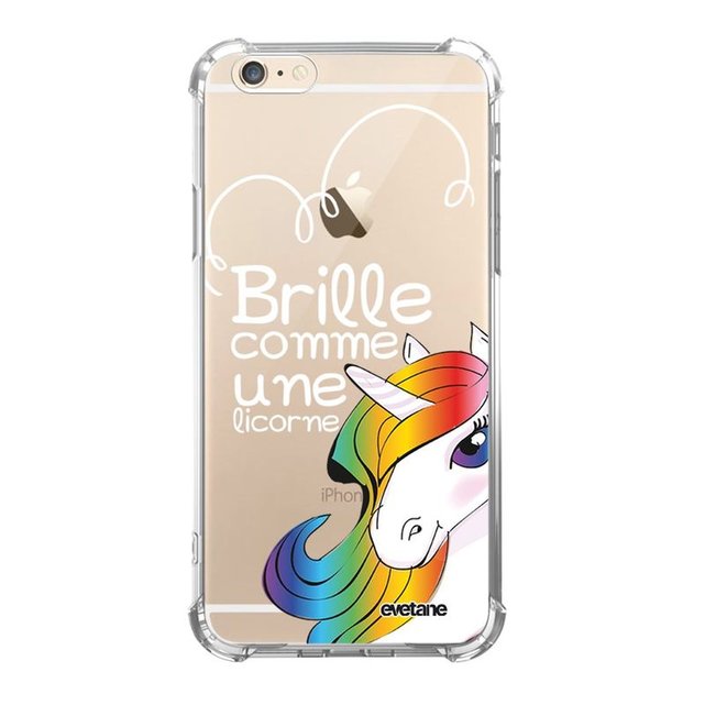 coque iphone 6 transparente licorne