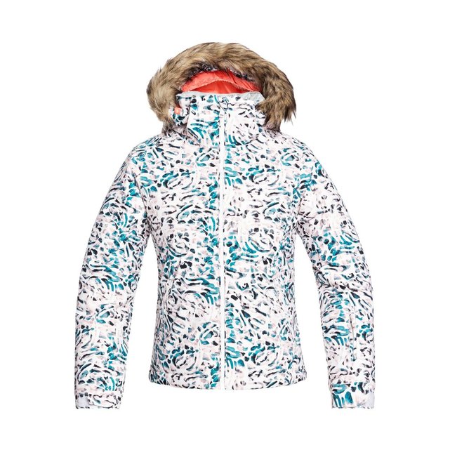 Bleu Fille 8-16 Ans Roxy Jet Ski Embossed Veste de Snow
