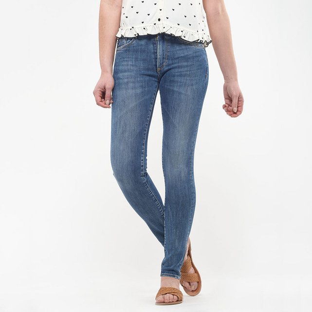 high waist slim fit jeans