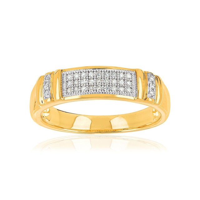 bague or 375 2 tons diamant bague or 375 2 tons diamant