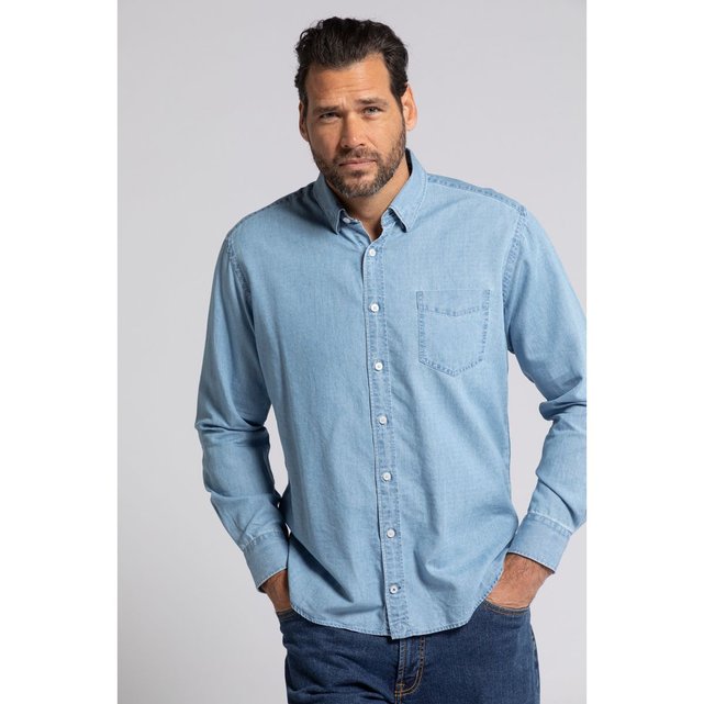 Chemise En Jean Bleached Denim Jp1880 La Redoute