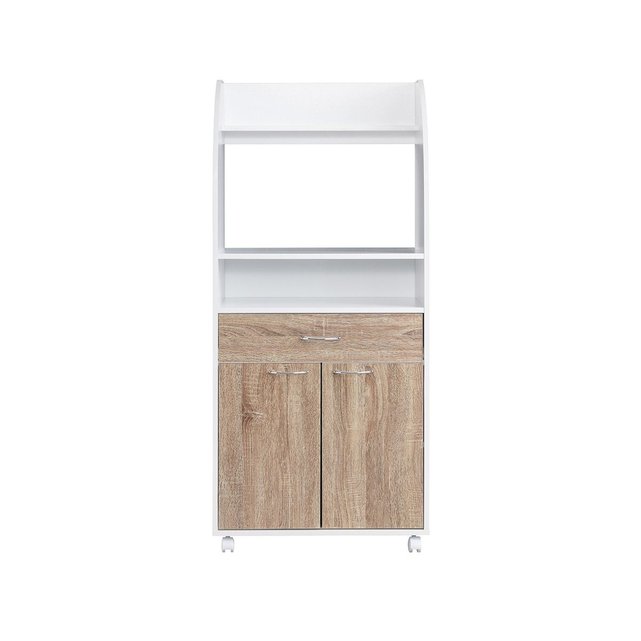 Meuble De Rangement Gain De Place Cuisine Blanc Calicosy La Redoute