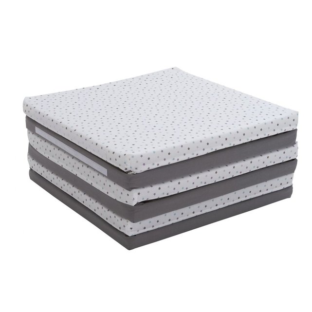 Tapis De Motricite Bebe Xl Blanc Gris Candide La Redoute