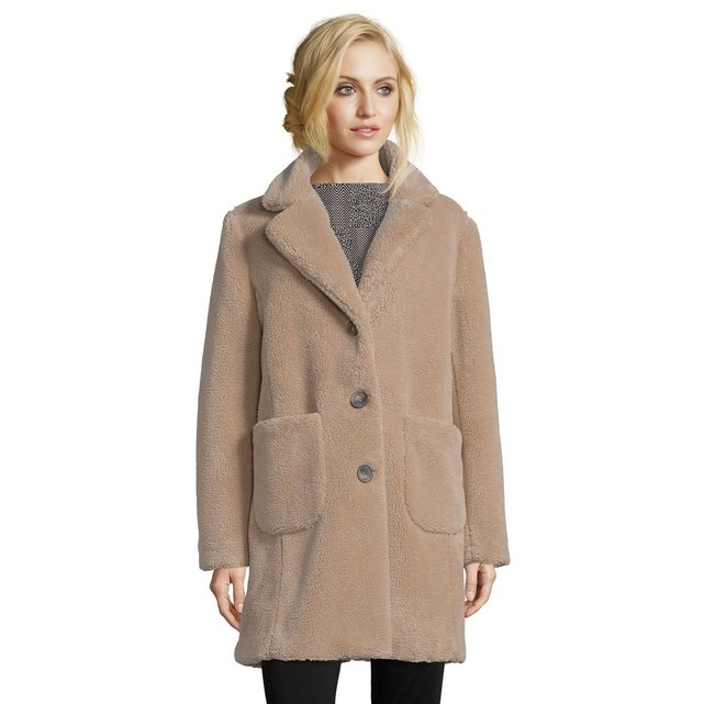 Veste en fausse fourrure Betty Barclay | La Redoute Manteau en laine gris clair Betty Barclay | La Redoute