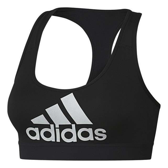 white sports bra adidas