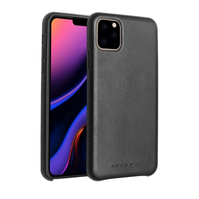 Coque iphone 11 pro cuir noir Adeqwat | La Redoute