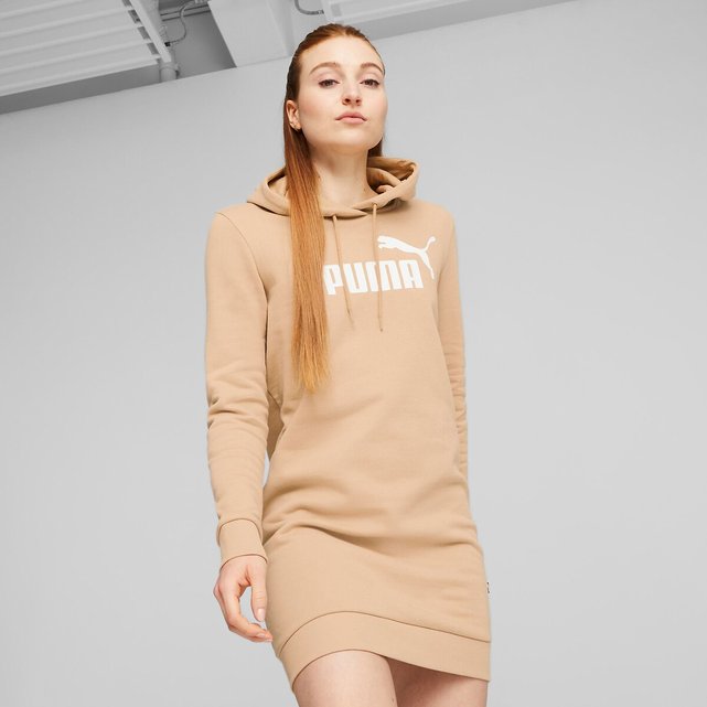 Sweatkleid mit kapuze essential logo Puma La | Redoute