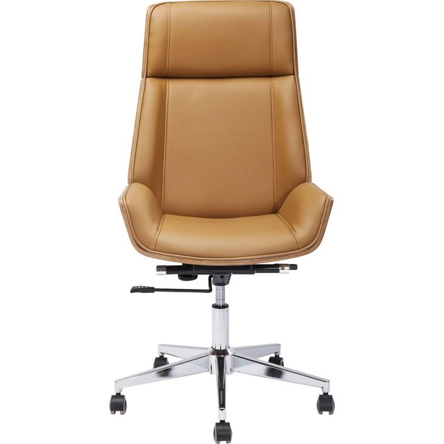Chaise de bureau pivotante high bossy marron Kare Design  La Redoute