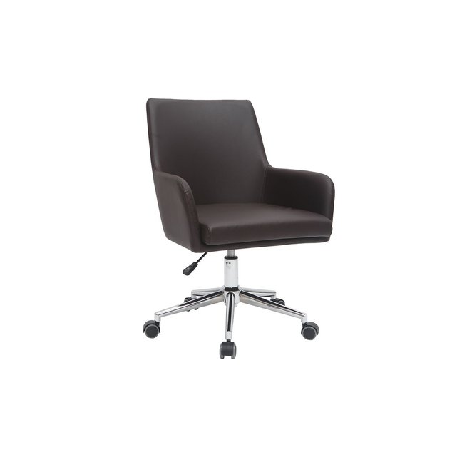 Fauteuil De Bureau Design Shana Marron Clair Miliboo La Redoute