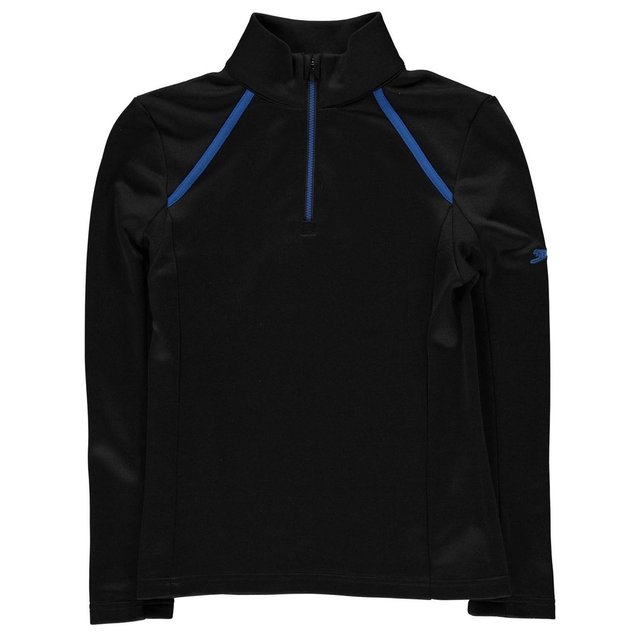 Pull de sport 1/2 zip noir Slazenger | La Redoute