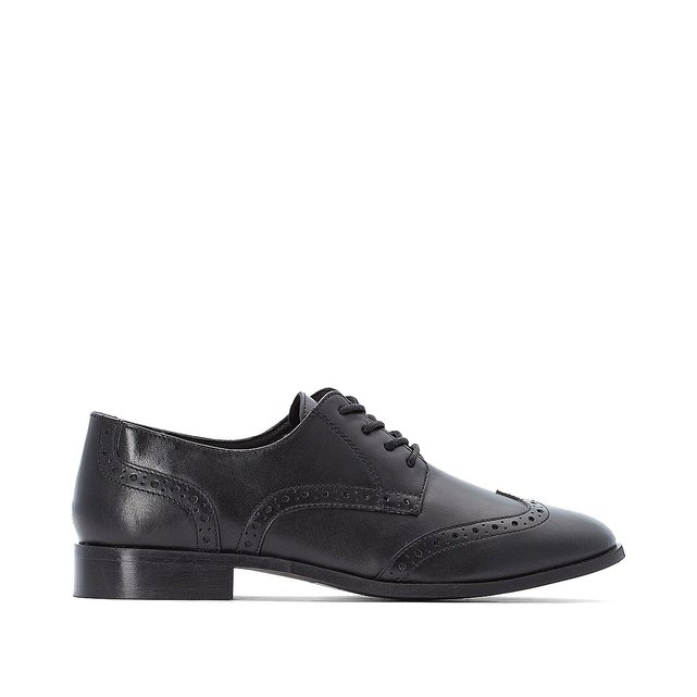 black brogues women leather