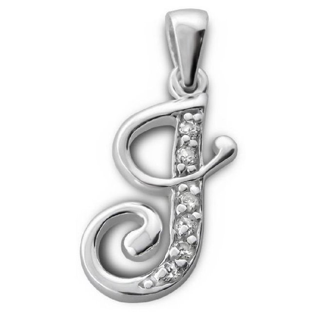 pendentif lettre j