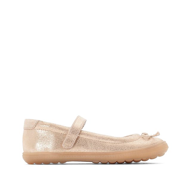 Ballerines en cuir 26-34 La Redoute Collections rose | La ...