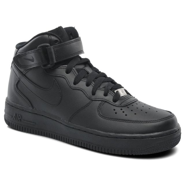 Basket air force 1 mid '07 noir Nike | La Redoute