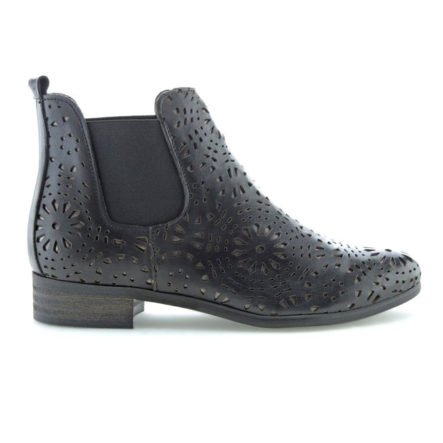 Zola cuir Boots effet ajouré BUNKER wO4x6Pq8U