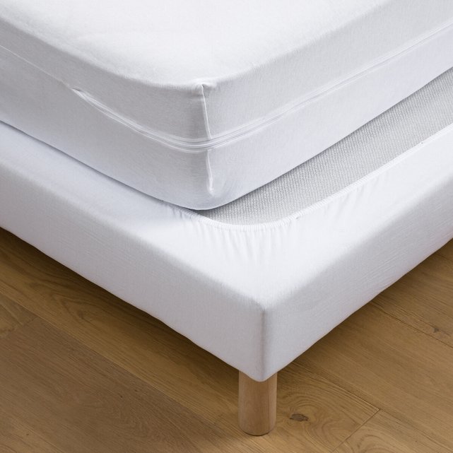 Funda protectora para colchón impermeable y antibacteriano blanco La  Redoute Interieurs