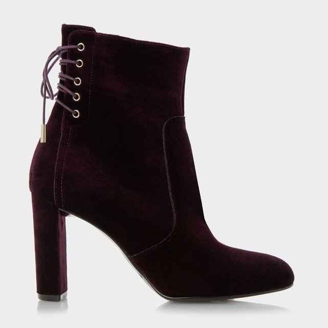 sur Bottines DUNE lacées OCTAGON l'arrière LONDON twzxY4Hqx