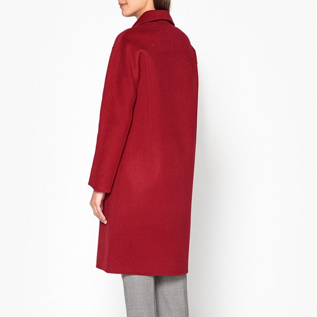 Manteau long marion rouge Gerard Darel | La Redoute Manteau long marion rouge Gerard Darel | La Redoute