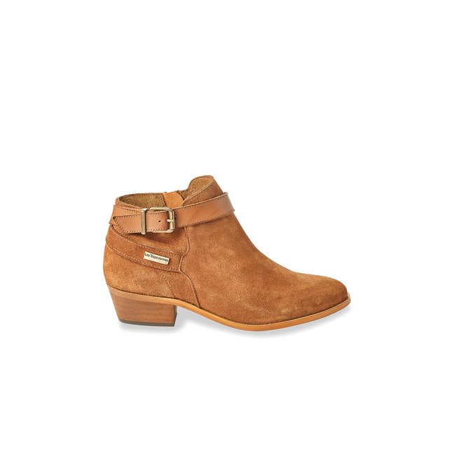 Topaze Leather Ankle Boots