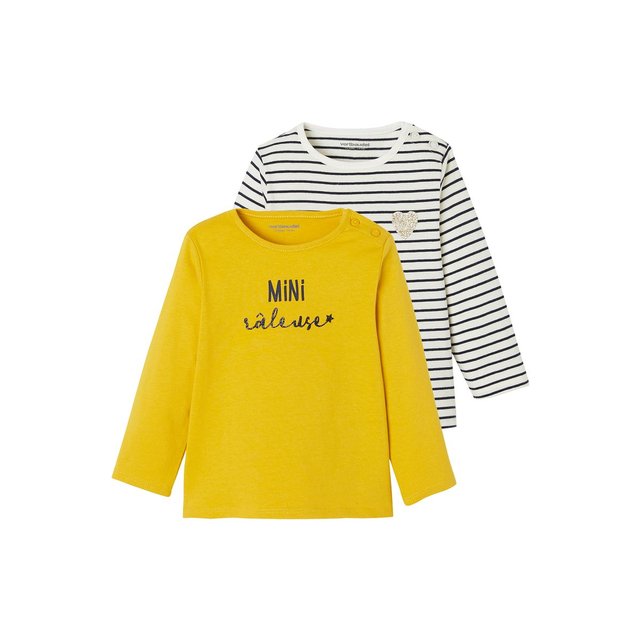 Vertbaudet T-Shirt b/éb/é Fille /à Message