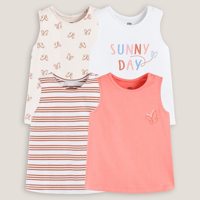 Baby girl vest sales tops