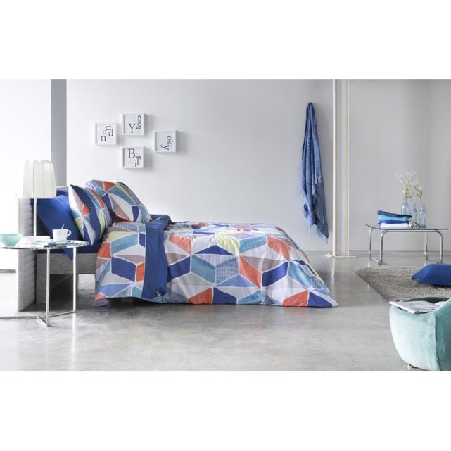 Housse De Couette Marais Bleu Orange Jaune Naf Naf Home La Redoute