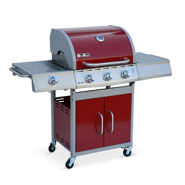 Barbecue gaz richelieu, 4 brûleurs dont 1 feu latéral 14kw Barbecue gaz inox 14kW – Richelieu ivoire – Barbecue 3