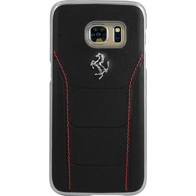 Ferrari 488 coque en cuir veritable pour samsung galaxy s7 ...