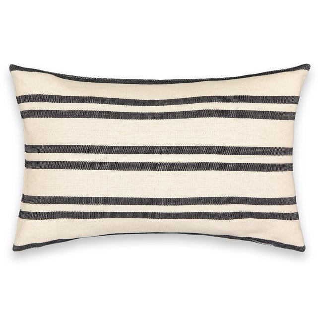 black and beige cushion covers