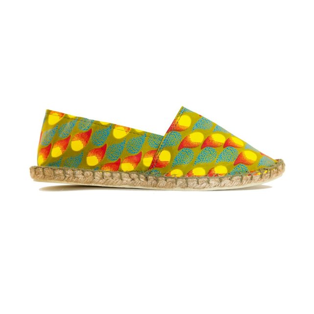 espadrille jaune homme