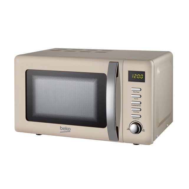 Swan 800W Retro Cream Digital Microwave