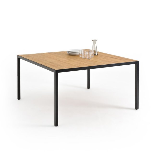 Table A Manger Carree En Chene 8 Couverts Nova Chene La Redoute