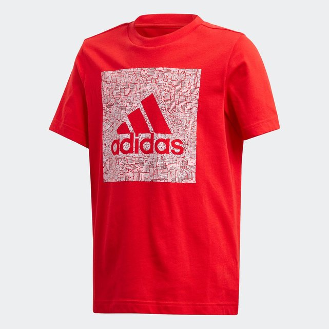 tee shirt rouge adidas